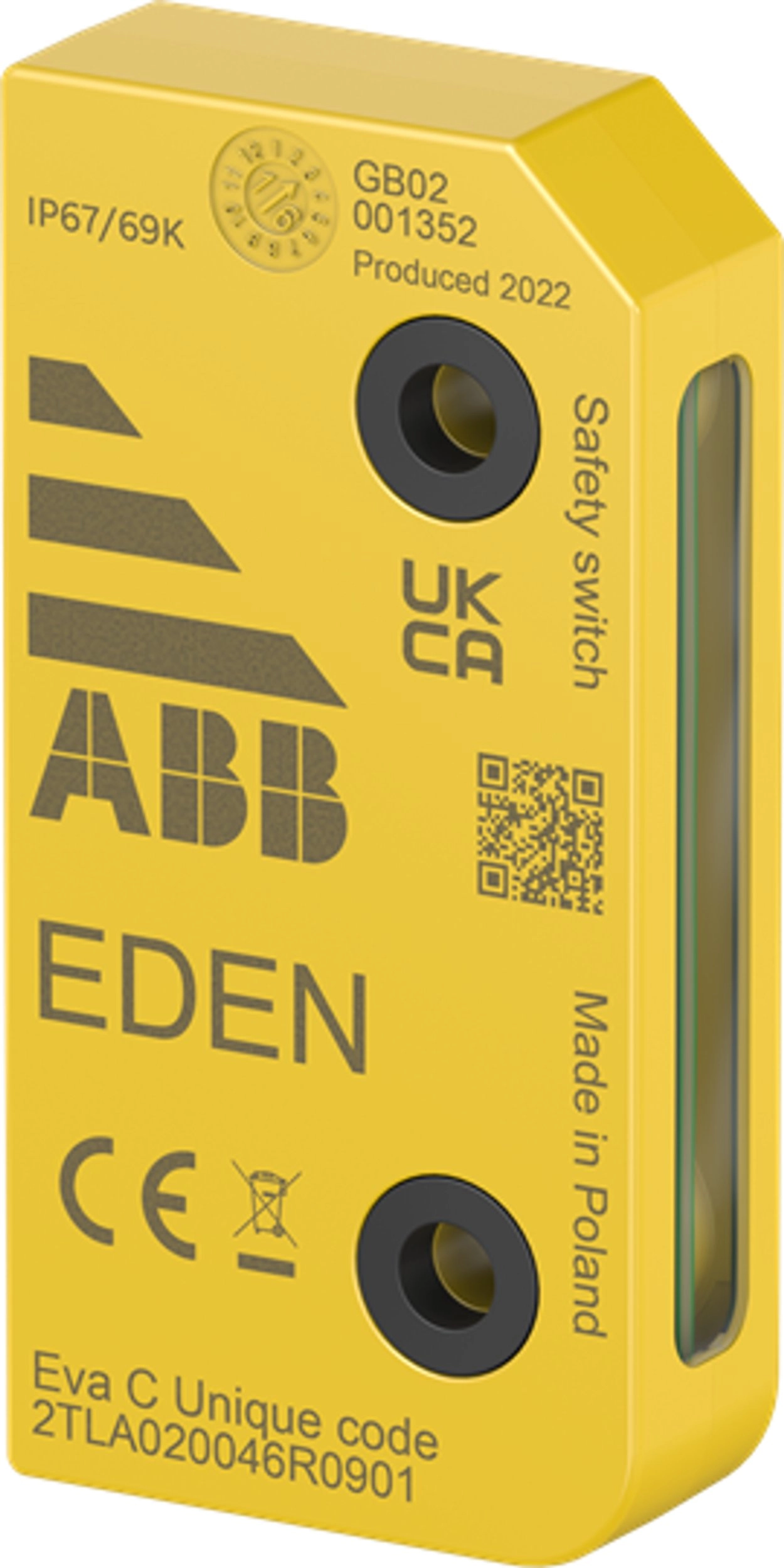 Eva C sensor with unique code