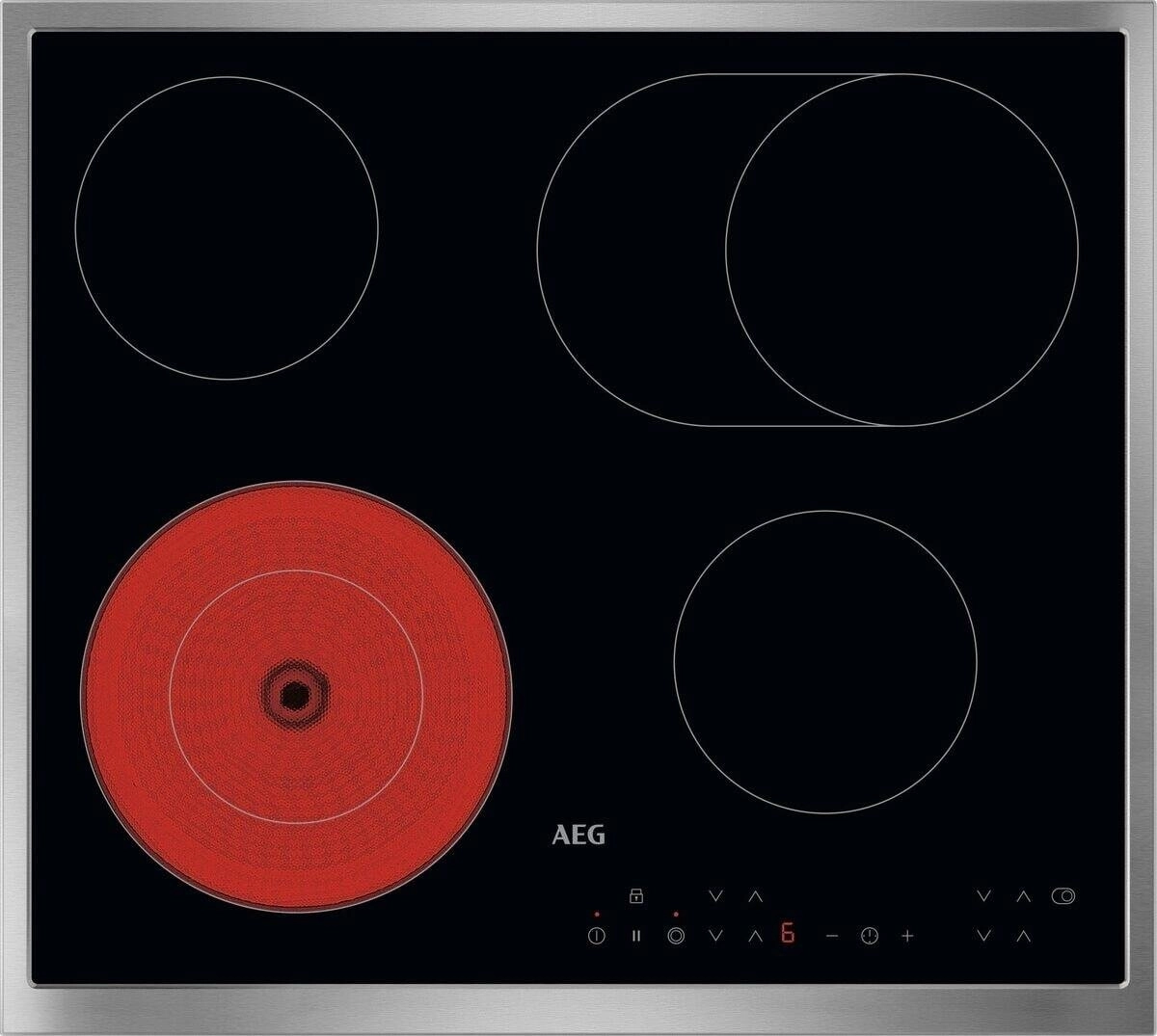 AEG TN64RA06XB Black Built-in 60 cm