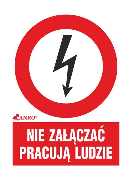 ANRO Warning sign Do not switch