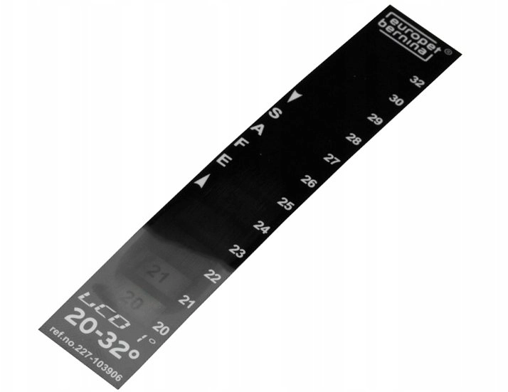 Termometr LCD do akwarium naklejany EB-3906
