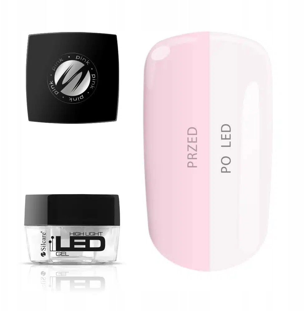 SILACRE_High Light LED building gel Pink