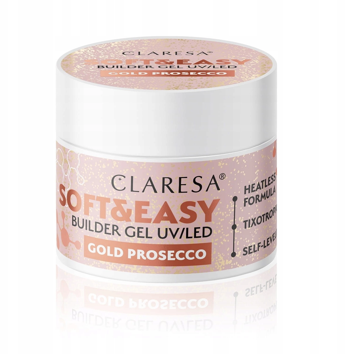 CLARESA_SoftEasy Builder Gel UV/LED Dancing Sparkles