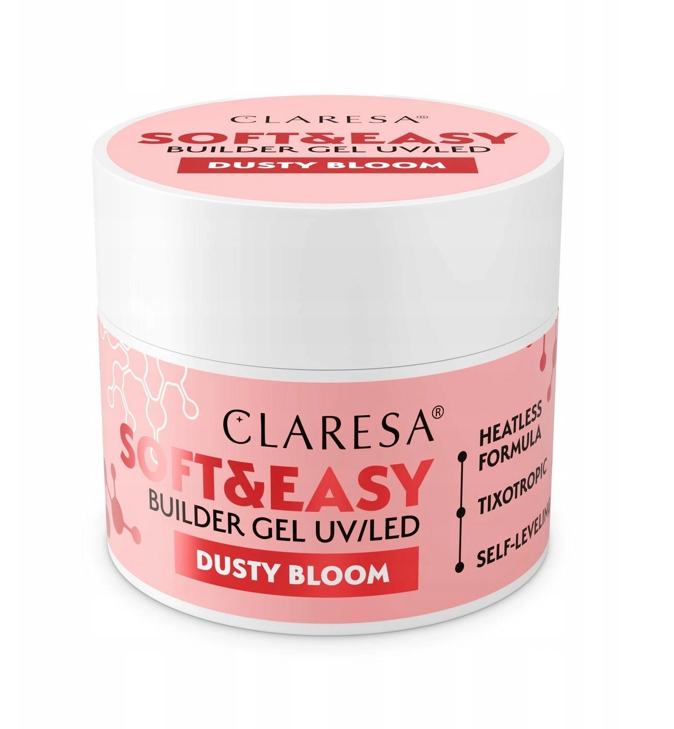 CLARESA_SoftEasy Dusty Bloom building gel 12g