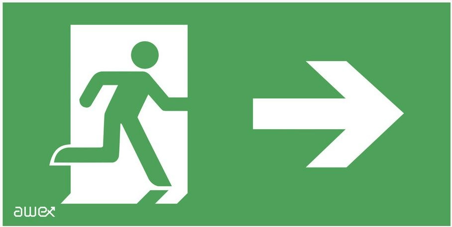 AWEX Pictogram Man in the door