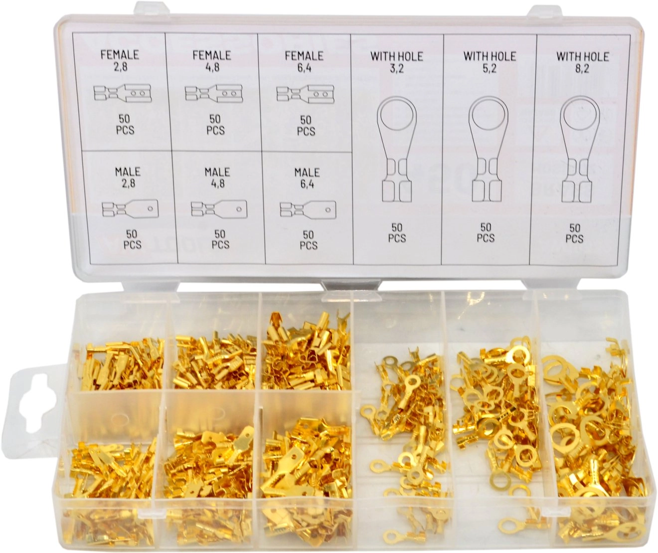 AWTOOLS ELECTRICAL CONNECTORS  NON-INSULATED  450 pcs