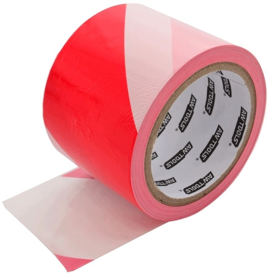 AWTOOLS WARNING TAPE (WHITE AND RED)