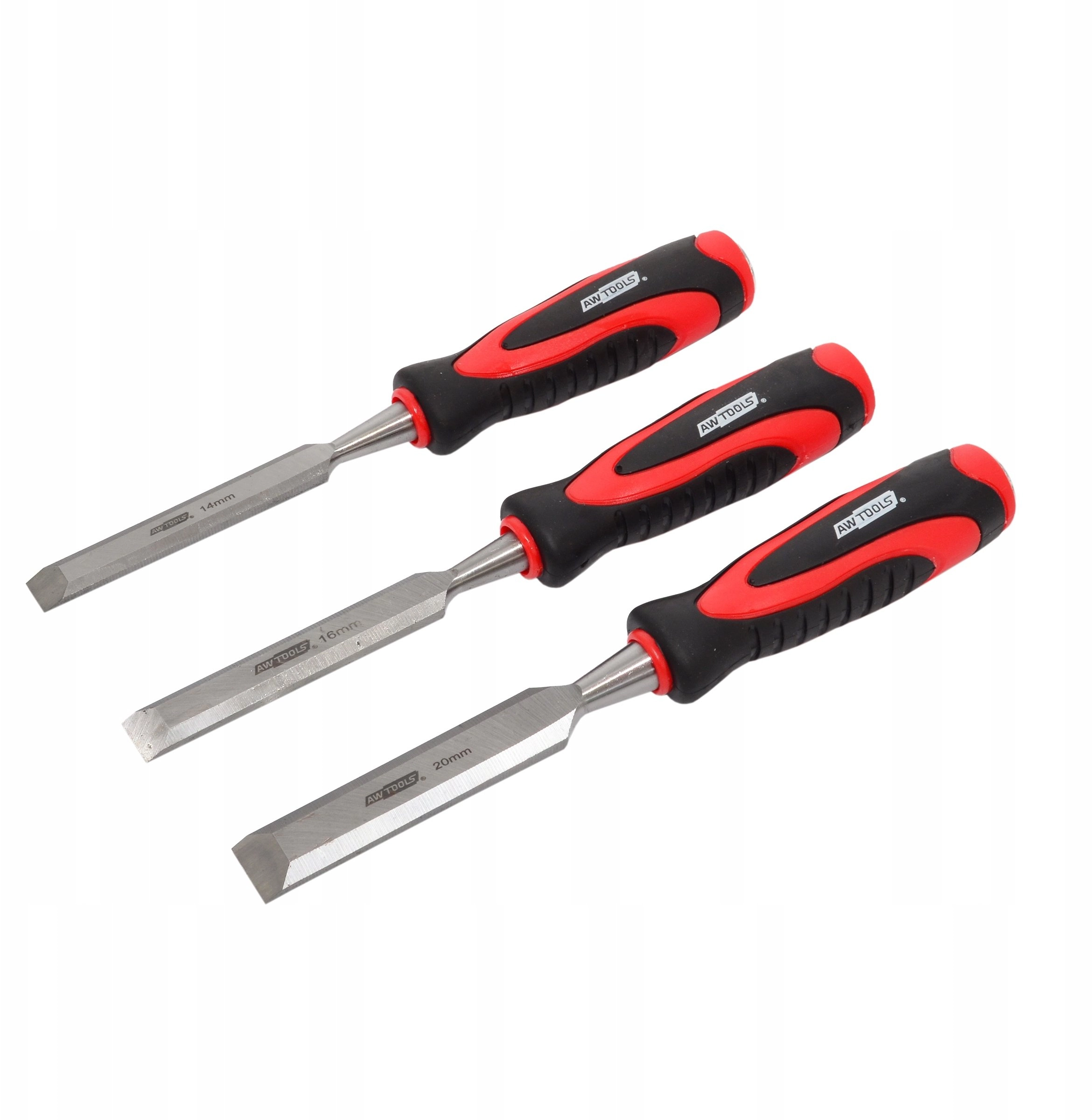 AWTOOLS Rinkinys PLASTIC CHISELS. HANDLES 3