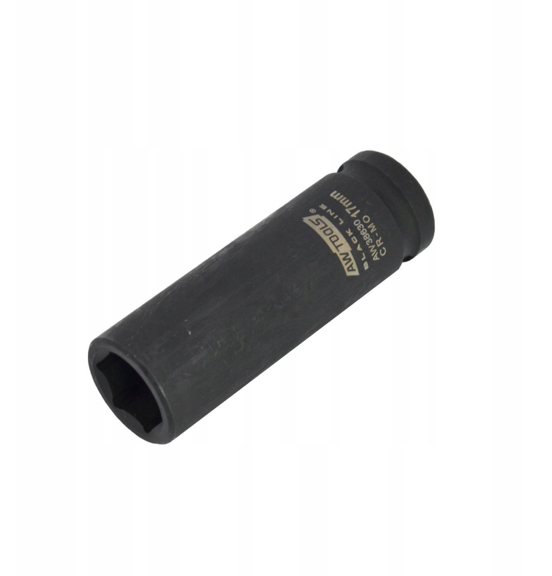 AWTOOLS LONG IMPACT SOCKET 17mm BLACK