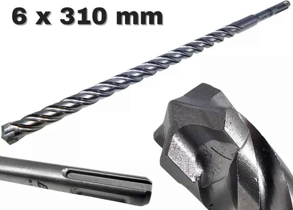 AWTOOLS WIERTŁO SDS PLUS 6x 310mm