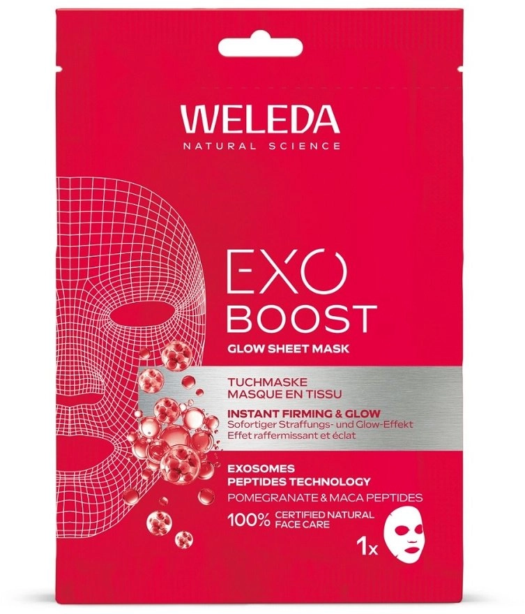 WELEDA_Exo Boost Glow Sheet Mask facial