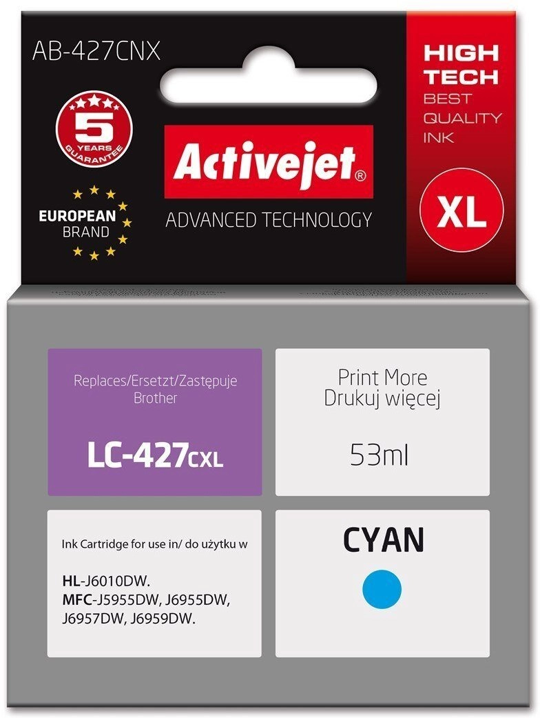 Activejet AB-427CNX Brother printer ink cartridge
