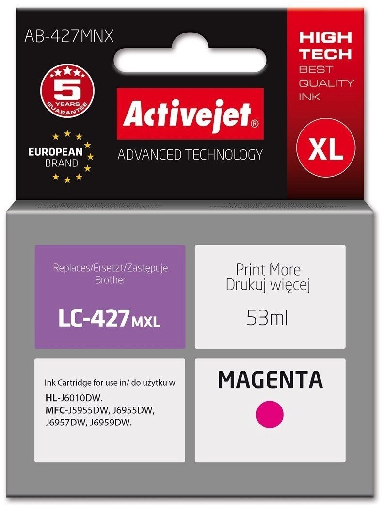 Activejet AB-427MNX Brother printer ink cartridge