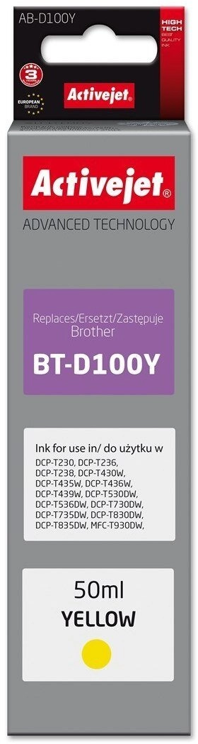 Activejet AB-D100Y Ink cartridge for Brother