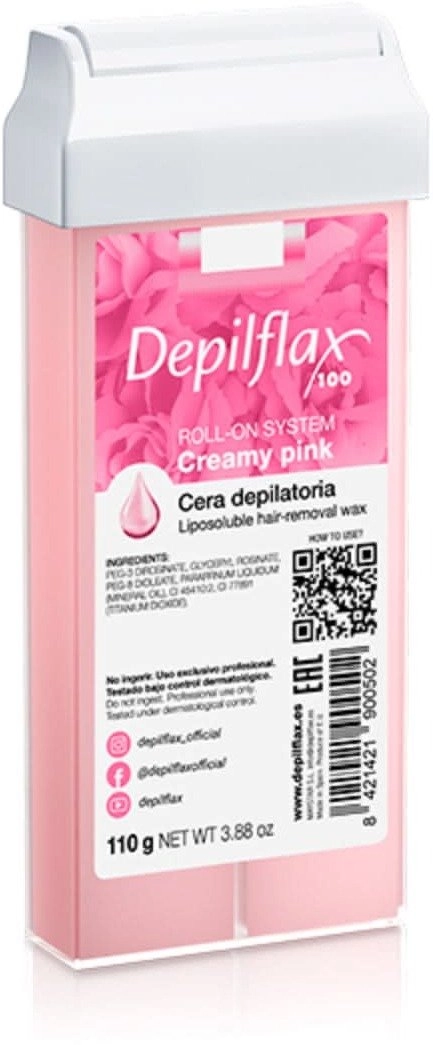 Depilflax 100 depilatory wax roll Creamy