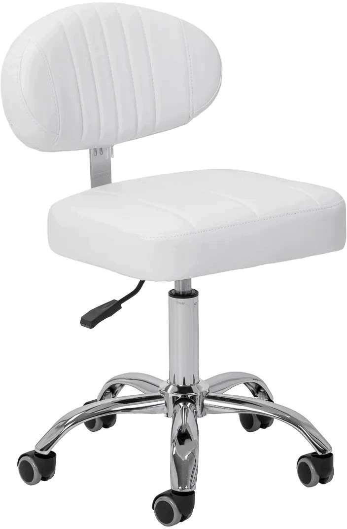 Activeshop Giovanni Y08 cosmetic stool  white