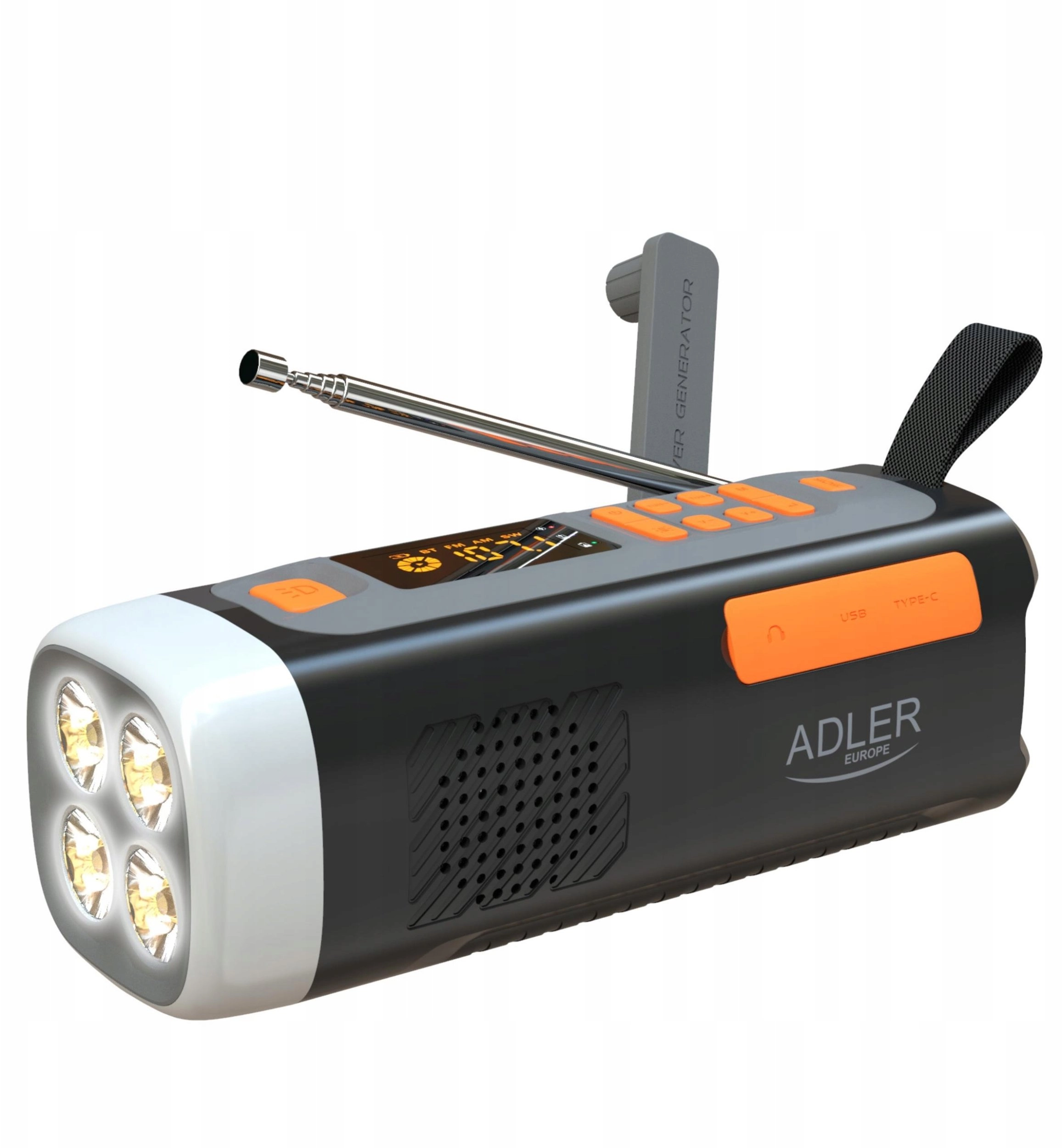 Adler AD 1920 Crank powered Radio