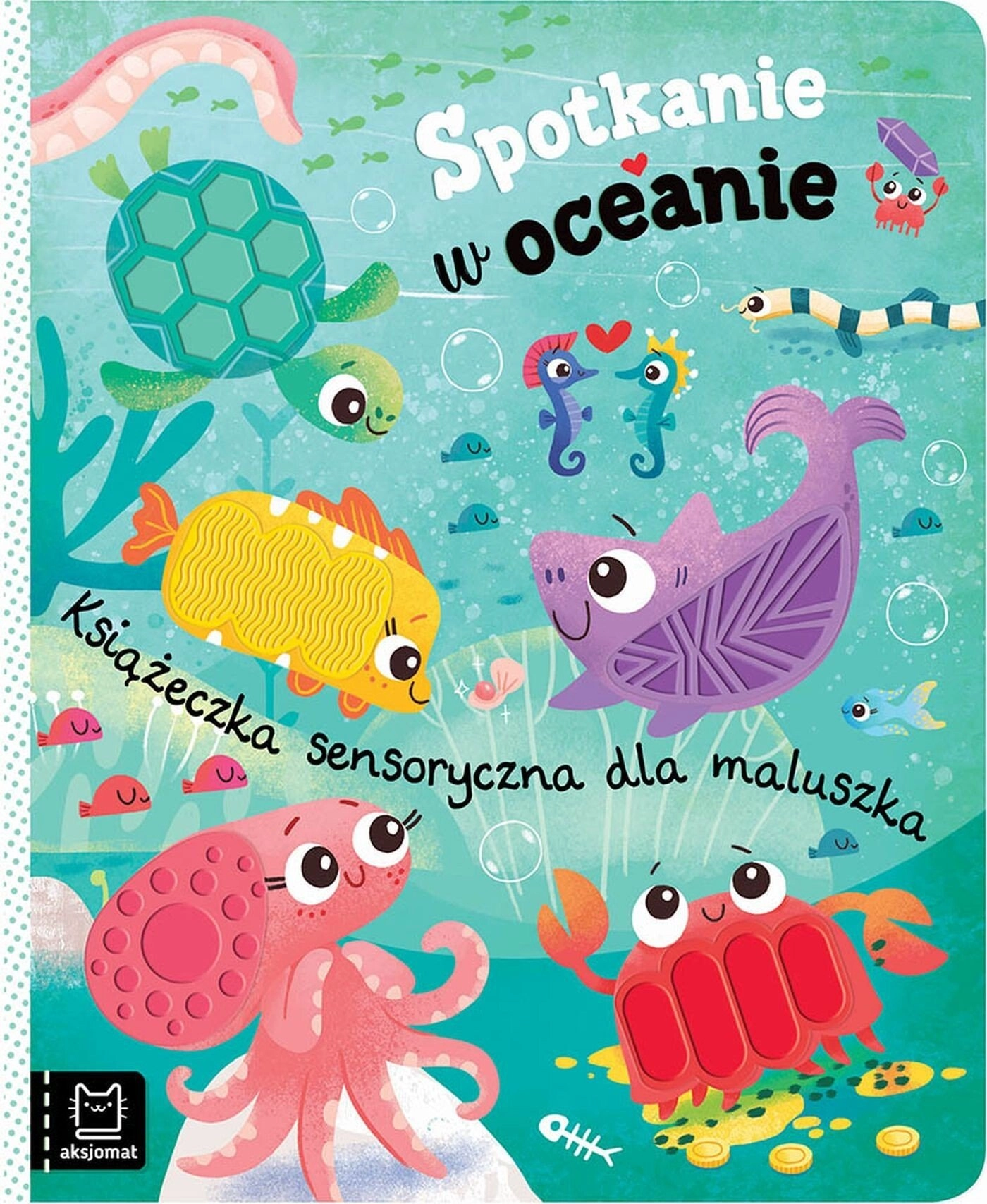 Encounter in the ocean. Sensory Book