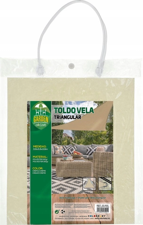 Active POLYESTER TRIANGLE GARDEN CANO 13680444