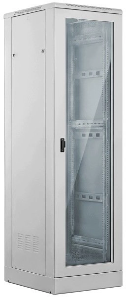 24U cabinet 600x600 glass front door