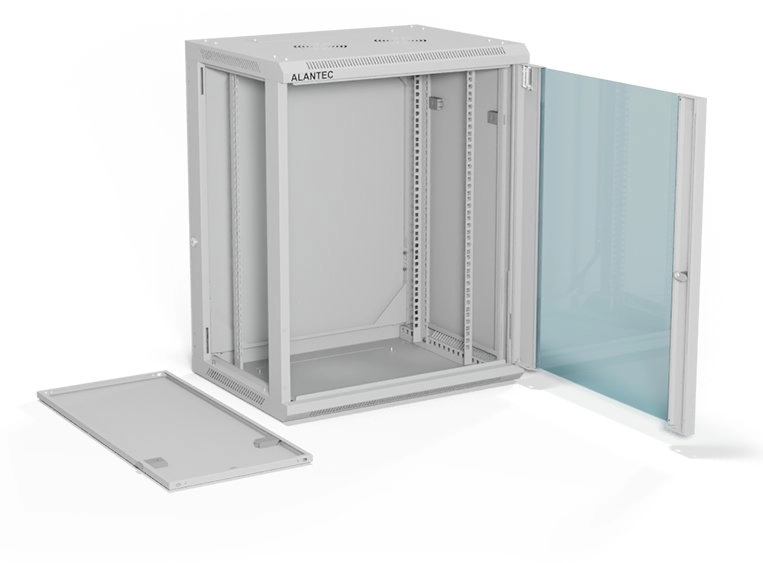 Wall-hung cabinet 19" 15U 600x450  single-leaf