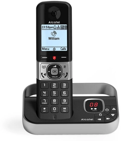 ALCATEL F890 Voice DE BLK Schnurlos-Telefon