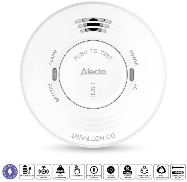 Alecto Alecto SDV10 smoke detector mains