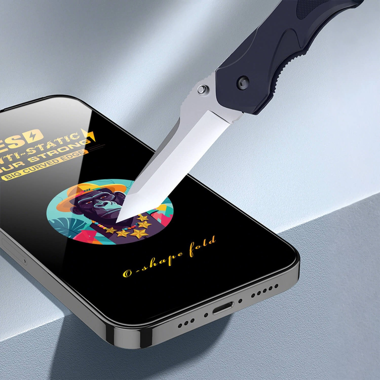 Universal tempered glass 9D OneFit AI-13
