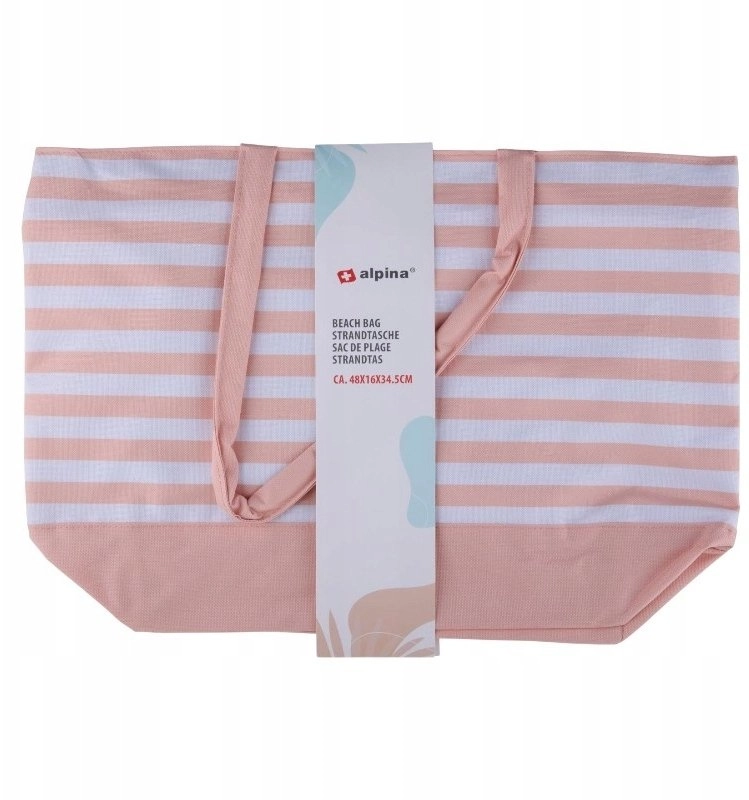 Alpina Alpina - Striped beach bag