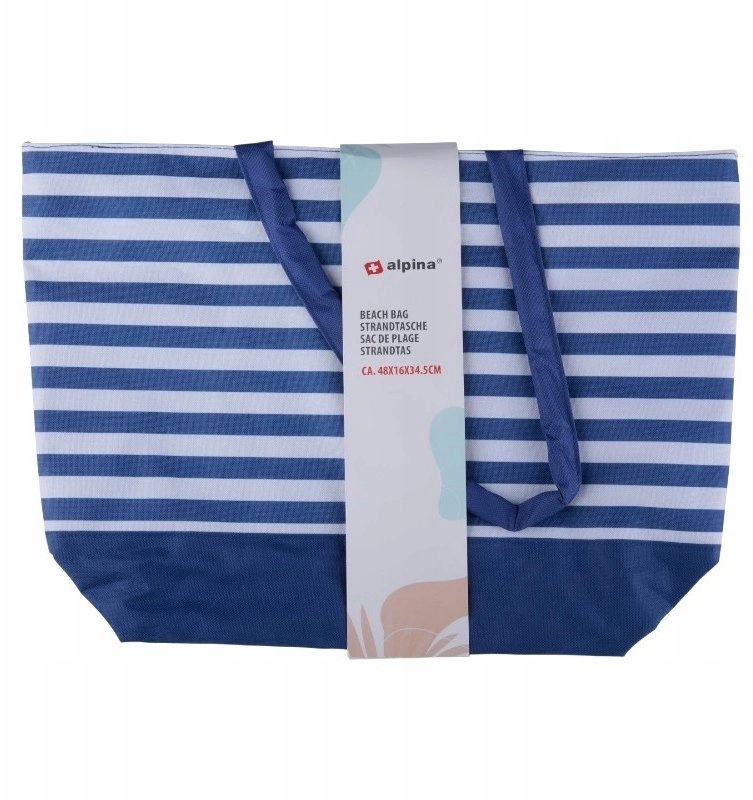 Alpina Alpina - Striped beach bag