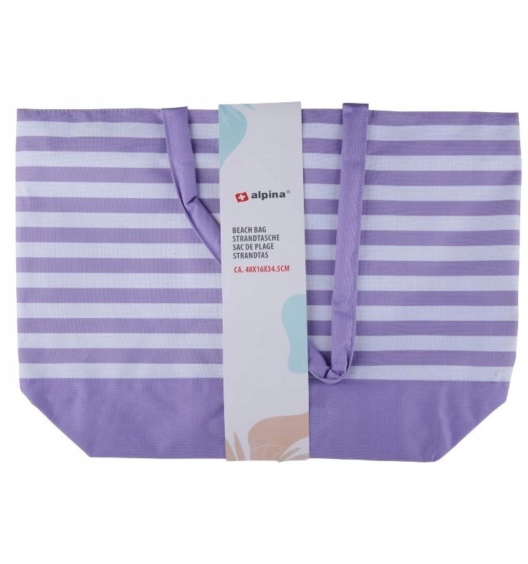 Alpina Alpina - Striped beach bag