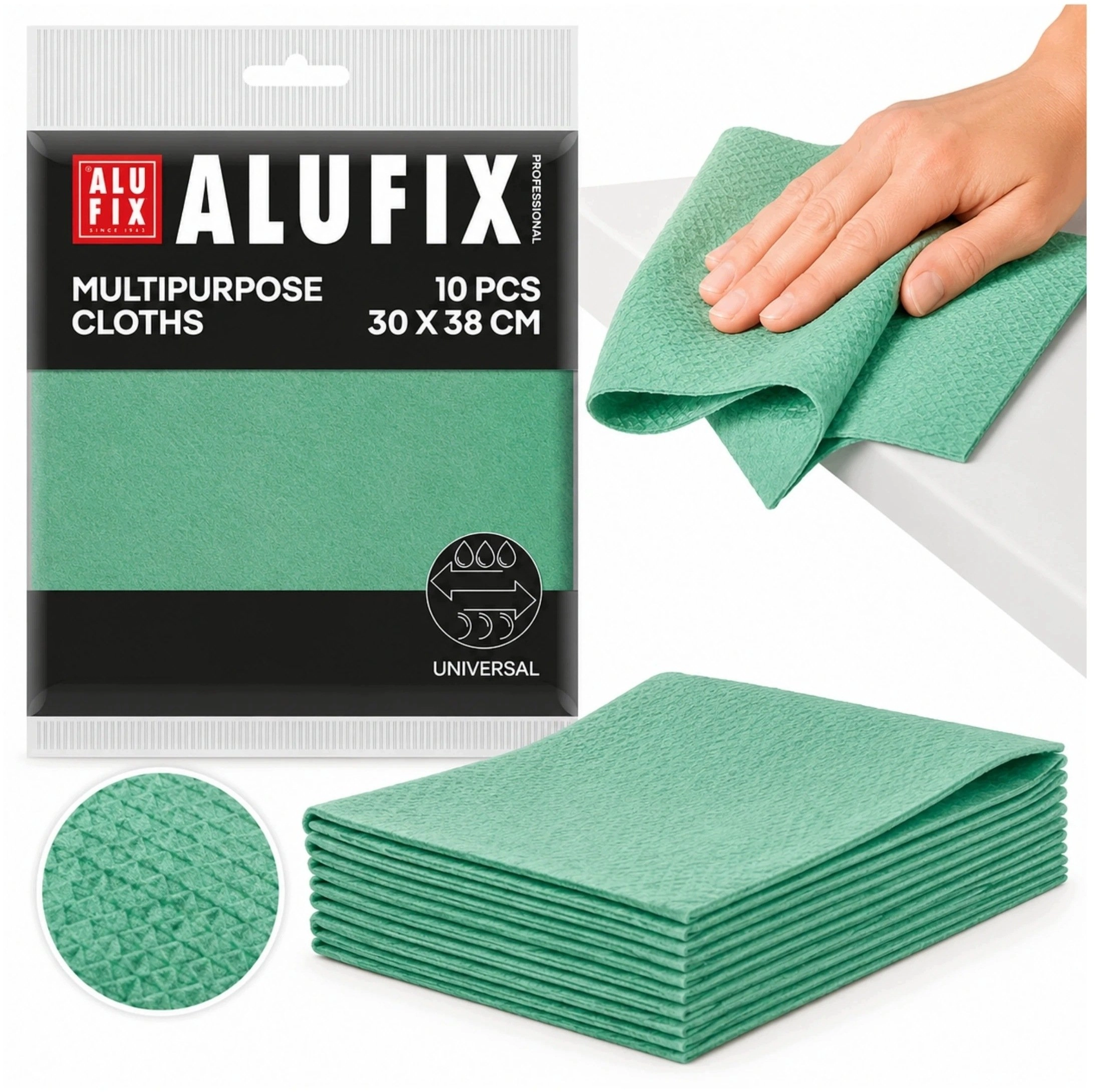 Alufix ALUFIX Professional multifunctional cloths 30x38cm