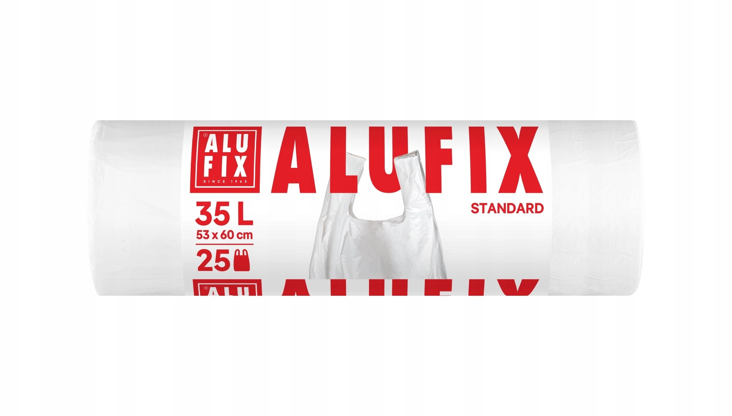 ALUFIX garbage bags with handles HDPE