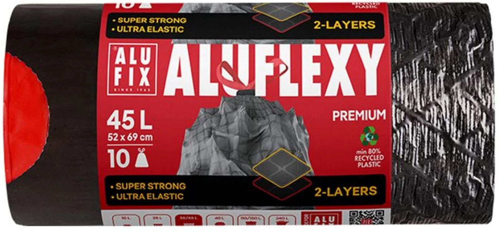 ALUFIX Aluflexy garbage bags  with tape