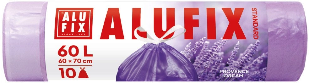 ALUFIX garbage bags lavender HDPE 60l