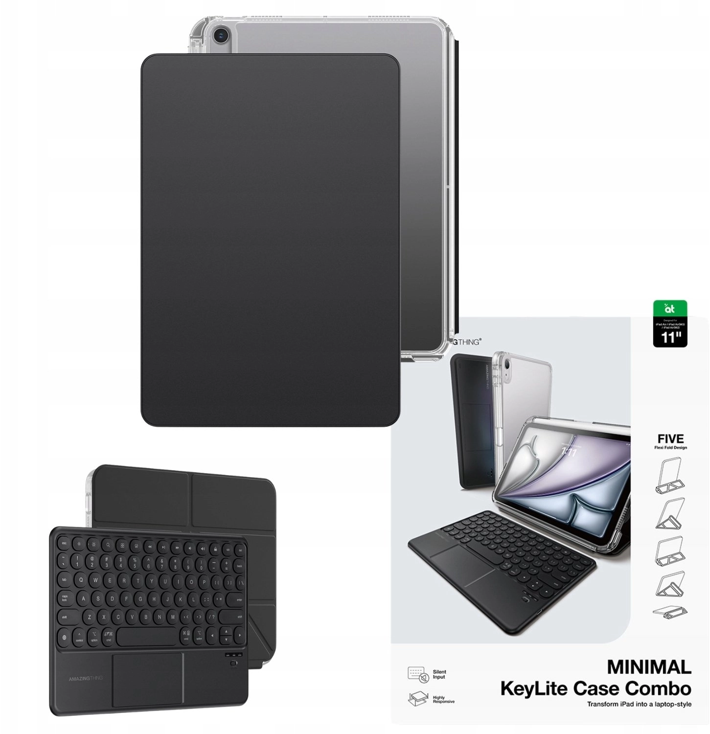 Minimal Case Keylite Combo Keyboard iPad
