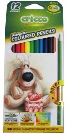 Cricco triangular crayons 12 colors WIKR-959498