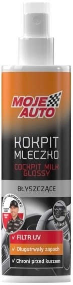 Amtra MOJE AUTO KOKPIT BŁYSZCZĄCY MLECZKO