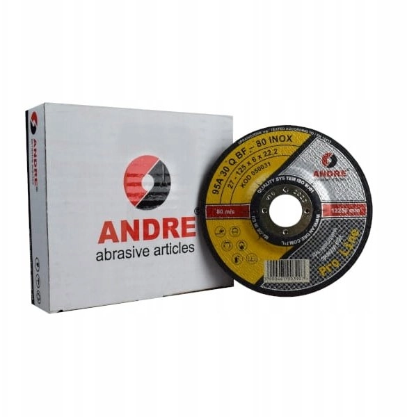 ANDRE METAL GRINDING DISCS 125 x