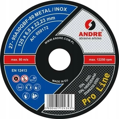 Andre METAL GRINDING DISCS 125 x