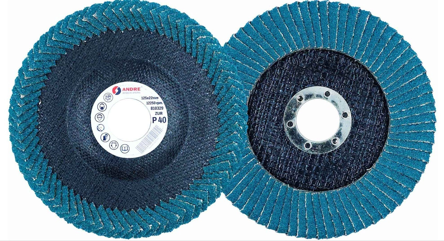 ANDRE FILLED GRINDING WHEEL 125mm P40