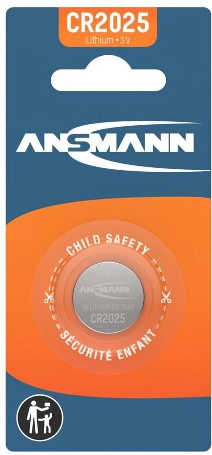Ansmann CR2025 Lithium Button Cell  Disposable