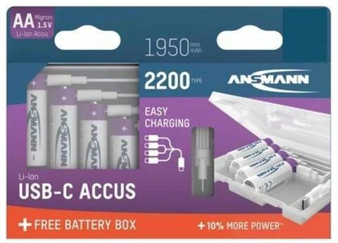 Ansmann ANSMANN 1312-0044 Li-Ion Battery Mignon