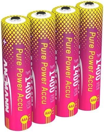Ansmann 1311-0034  1400 mAh  Lithium  AAA