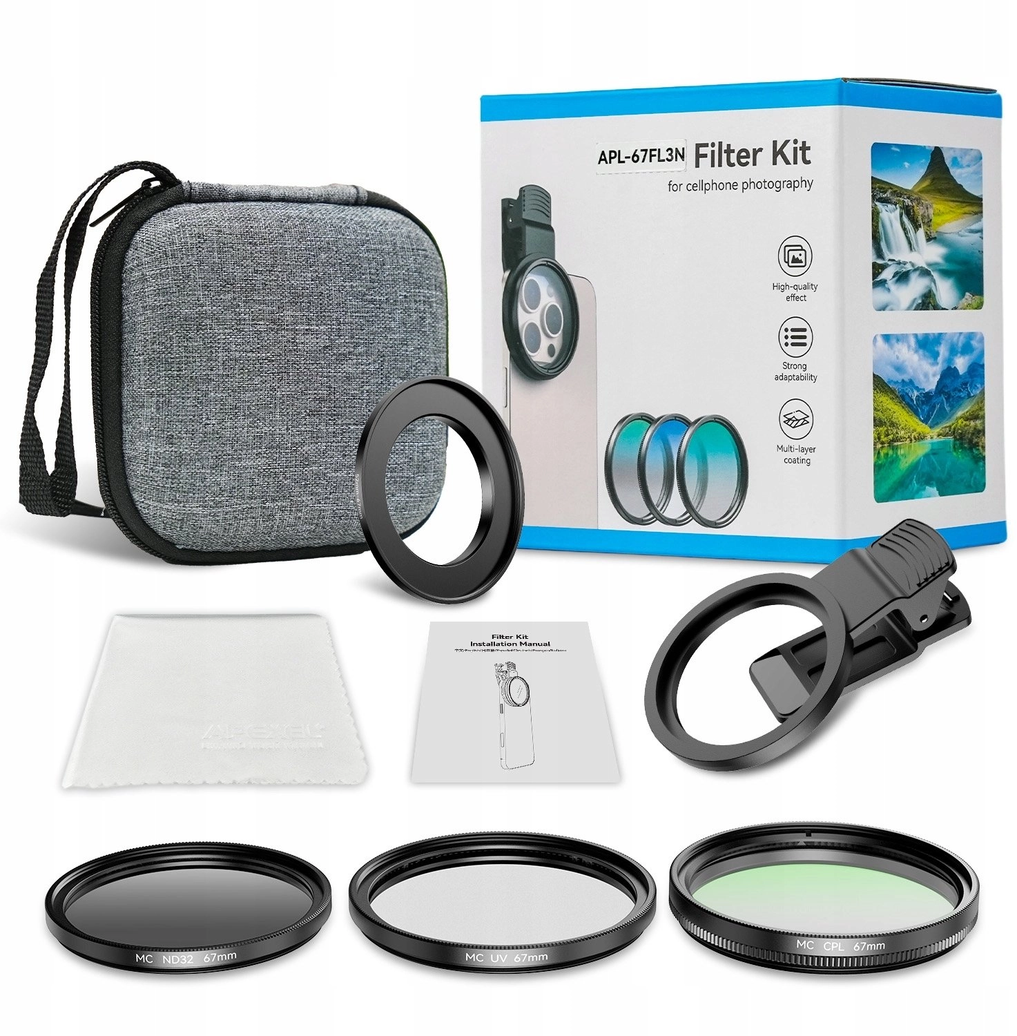 Apexel Filter Filter Set 3in1 Cpl