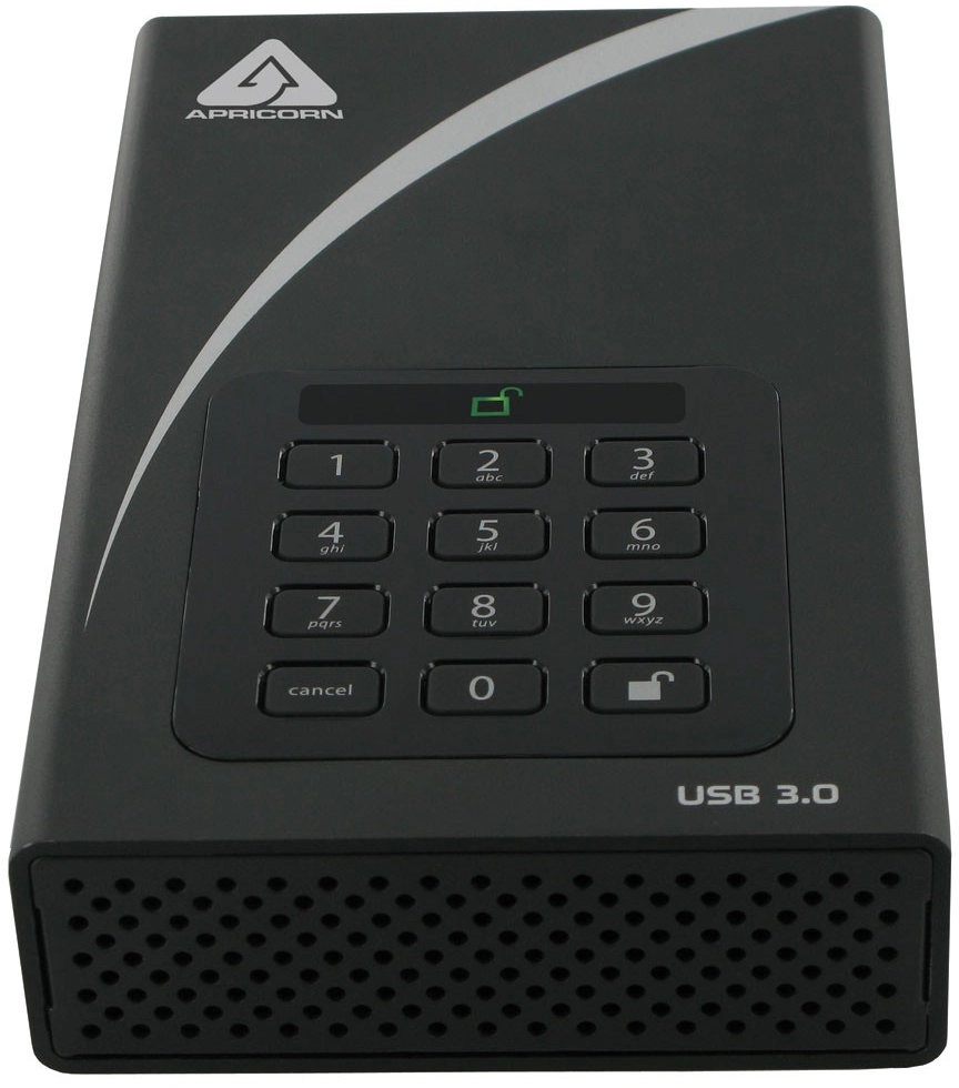 Dysk zewnętrzny HDD Apricorn 6TB Aegis