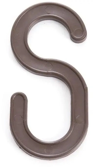 SHAPED BROWN HOOKS FOR CLOTHES (