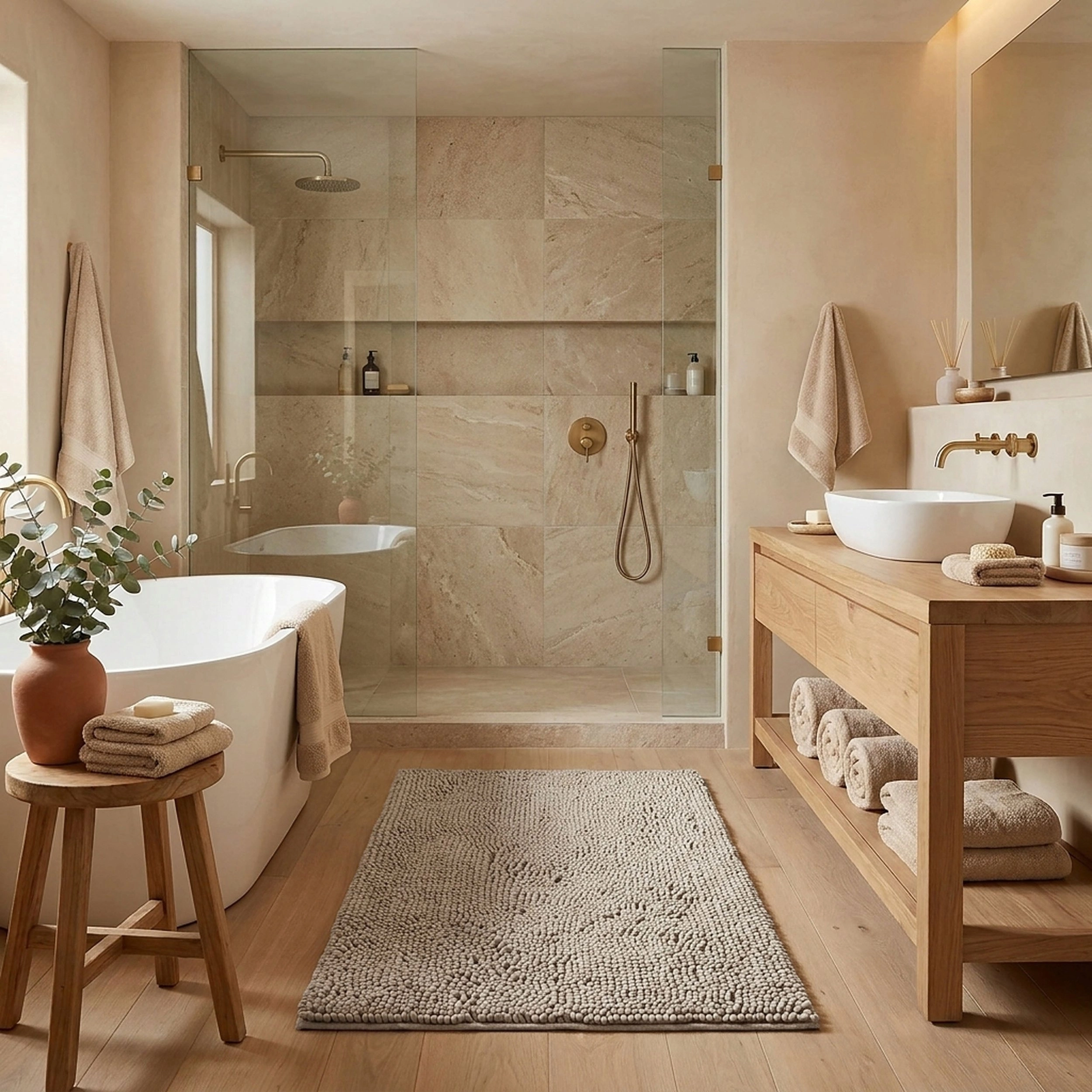Aptel Bathroom mat 40x60 cm 3ASS