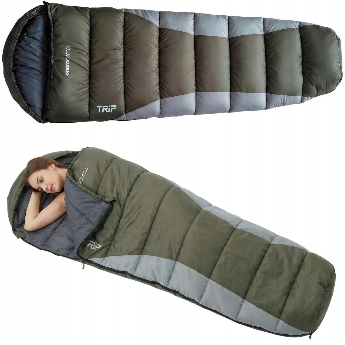 Aptel TRIP COMPRESSION SLEEPING BAG GREEN