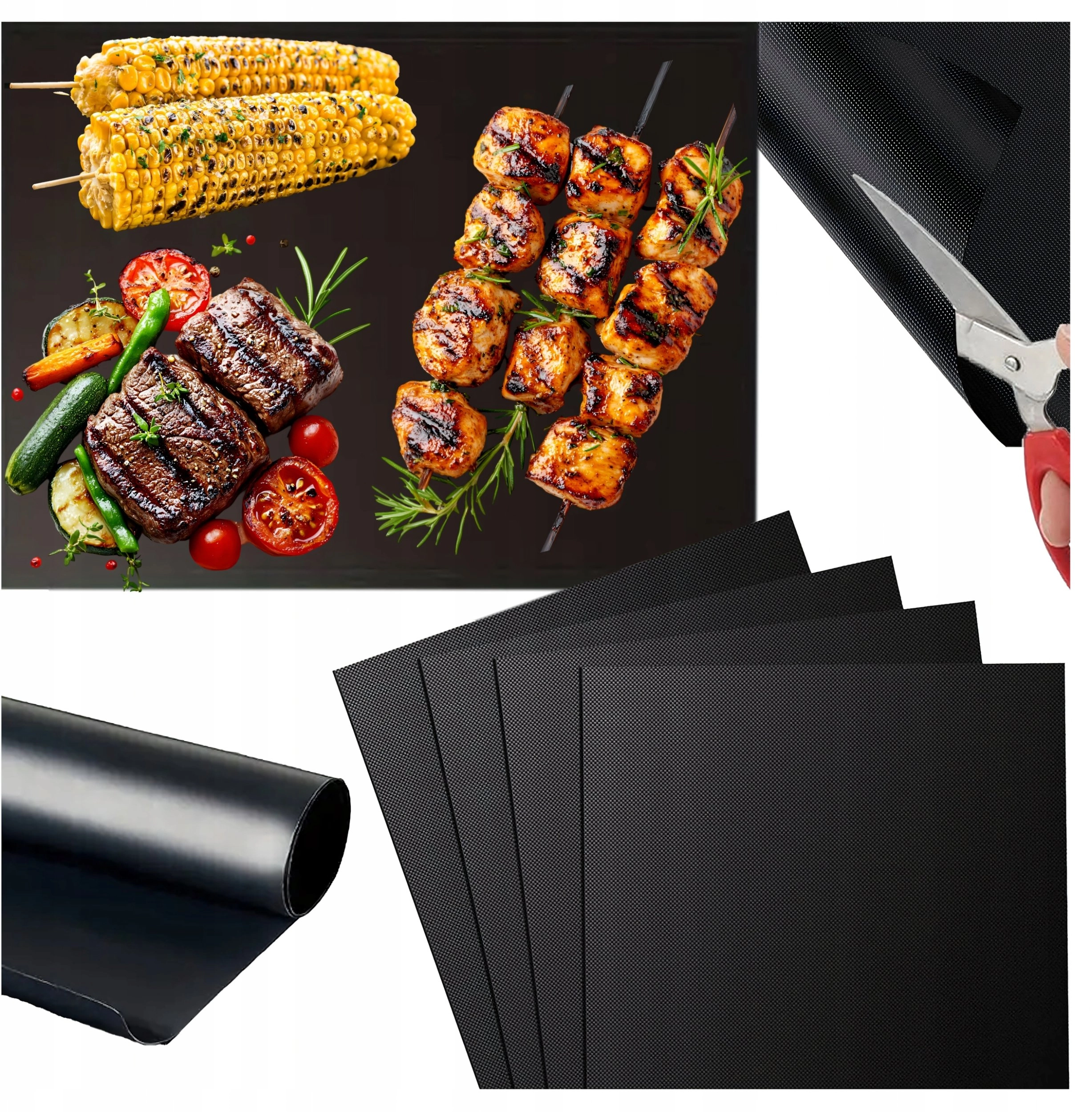 Aptel Teflon mat  BBQ tray  reusable