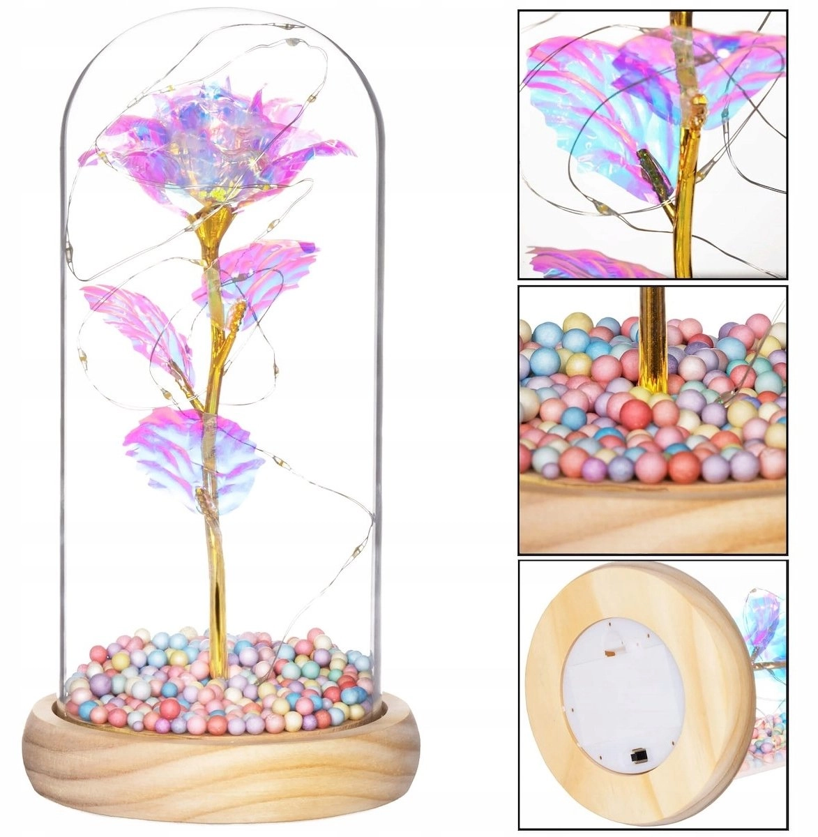 Aptel Eternal decorative rose with illumination
